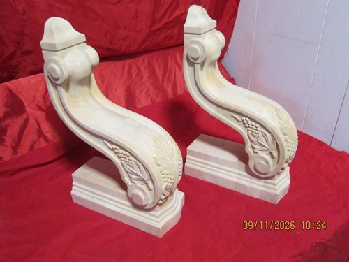 Pair corbels wood - pair,