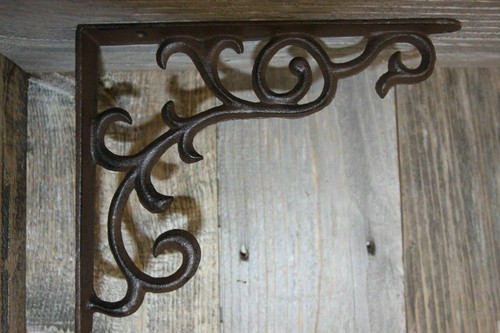 Antique style cast iron - iron, shelf