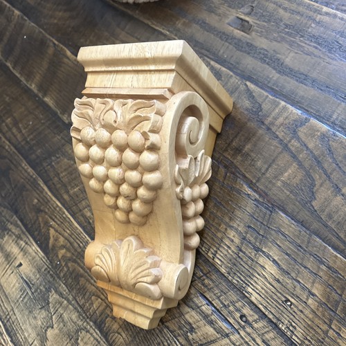Unfinished wood grape cluster - wood,