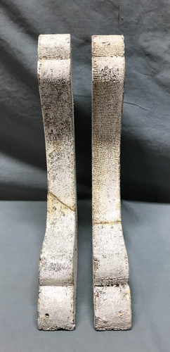 Pair shabby white 10x13 - 10x13, wood